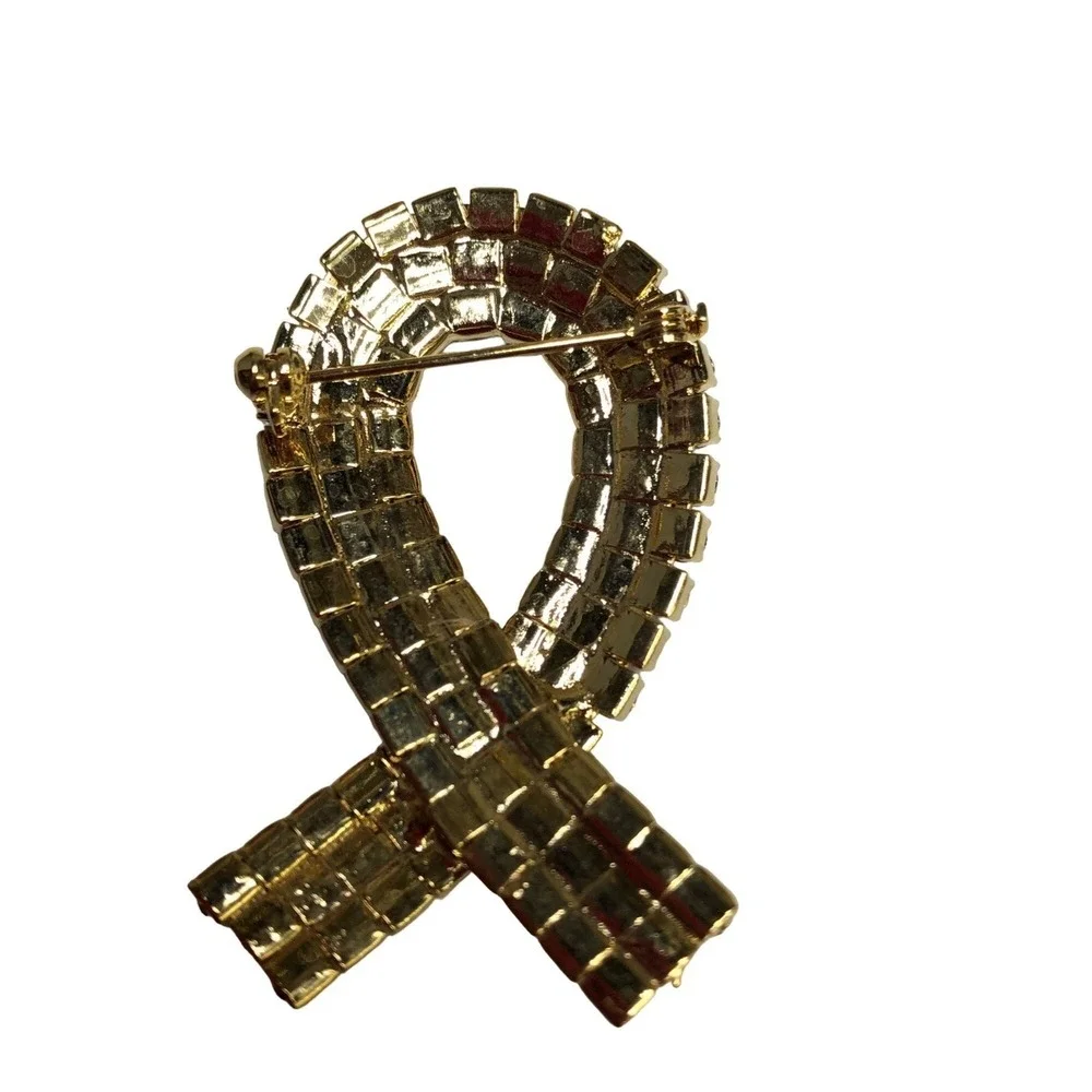 Rhinestone USA Ribbon Pin - Fourth of July  - NWB